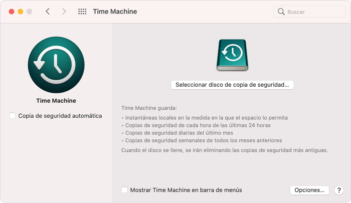 Macos big sur system prefs tm Reparar Mac Madrid