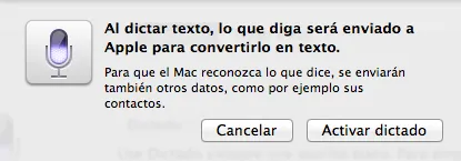 Voz2 Reparar Mac Madrid dictado de voz